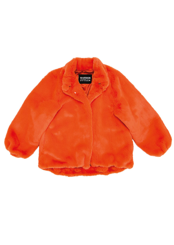 Orange Short Jacket_Fur ver.