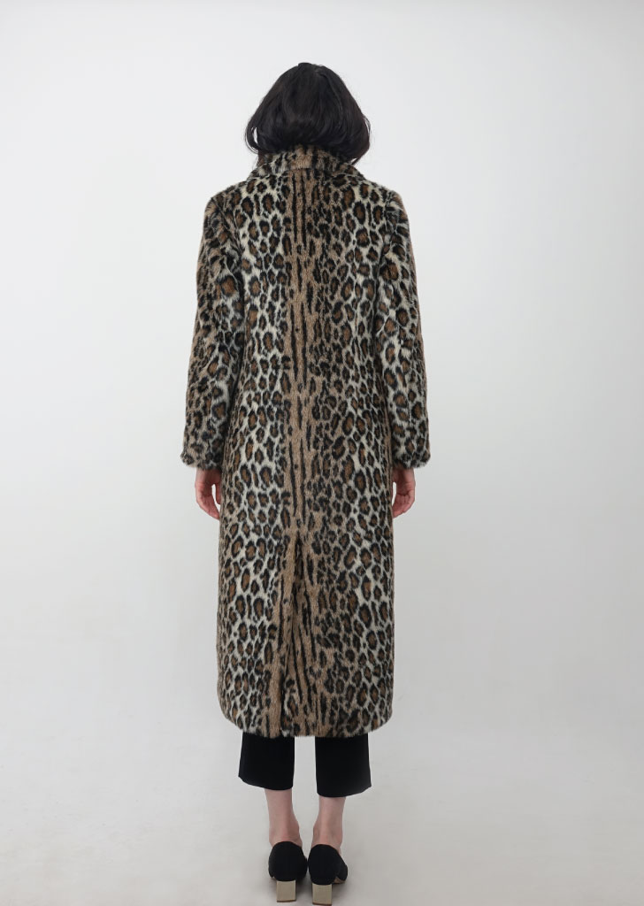 Leopard Ribbon Coat